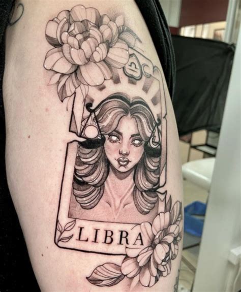 tattoo libra|28 Mesmerizing Libra Tattoos To Tip The Scales • .